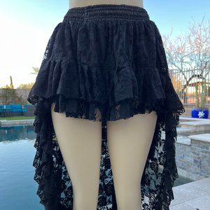 High Low lace skirt